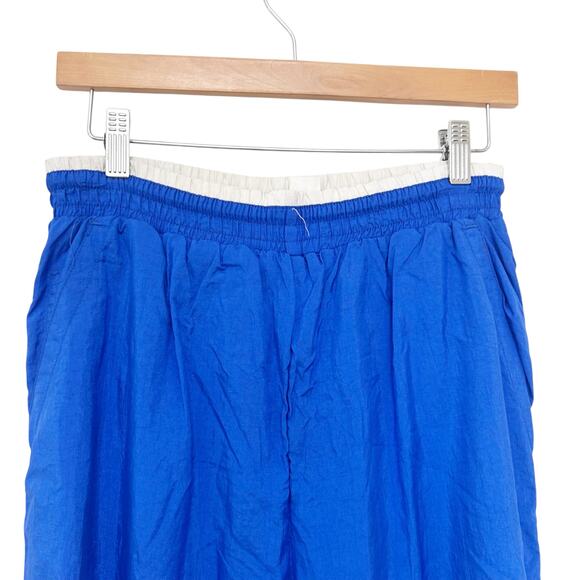 Vintage Nike Elite Blue Nylon Windbreaker Track Pants Sz M - Picture 3 of 5